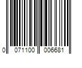 Barcode Image for UPC code 0071100006681