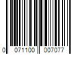 Barcode Image for UPC code 0071100007077