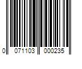 Barcode Image for UPC code 0071103000235