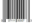 Barcode Image for UPC code 007111000073