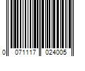 Barcode Image for UPC code 0071117024005