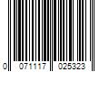 Barcode Image for UPC code 0071117025323