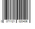 Barcode Image for UPC code 0071121020406