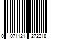 Barcode Image for UPC code 0071121272218