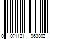 Barcode Image for UPC code 0071121963802