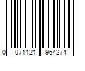 Barcode Image for UPC code 0071121964274