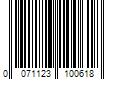 Barcode Image for UPC code 0071123100618