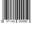 Barcode Image for UPC code 0071142000050