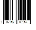 Barcode Image for UPC code 0071159001149