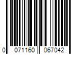 Barcode Image for UPC code 0071160067042