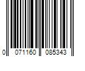 Barcode Image for UPC code 0071160085343