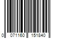 Barcode Image for UPC code 0071160151840