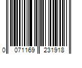 Barcode Image for UPC code 0071169231918