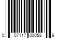 Barcode Image for UPC code 007117000589