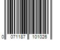 Barcode Image for UPC code 0071187101026