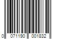 Barcode Image for UPC code 0071190001832