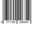 Barcode Image for UPC code 0071190006349