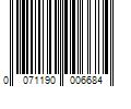 Barcode Image for UPC code 0071190006684