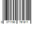 Barcode Image for UPC code 0071190761811