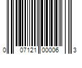 Barcode Image for UPC code 007121000063