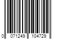 Barcode Image for UPC code 0071249104729