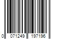 Barcode Image for UPC code 0071249197196