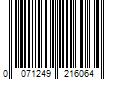 Barcode Image for UPC code 0071249216064