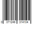 Barcode Image for UPC code 0071249314104. Product Name: L Oreal Paris Voluminous Superstar Red Carpet Extra Mascara  Flash Reflecting Black