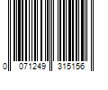 Barcode Image for UPC code 0071249315156