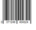 Barcode Image for UPC code 0071249404324