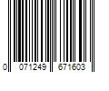 Barcode Image for UPC code 0071249671603