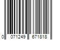 Barcode Image for UPC code 0071249671818