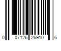 Barcode Image for UPC code 007126269106