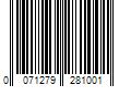 Barcode Image for UPC code 0071279281001