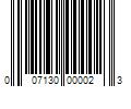 Barcode Image for UPC code 007130000023