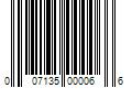 Barcode Image for UPC code 007135000066