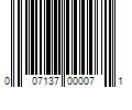 Barcode Image for UPC code 007137000071