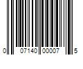 Barcode Image for UPC code 007140000075