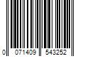 Barcode Image for UPC code 0071409543252