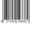 Barcode Image for UPC code 0071409543382