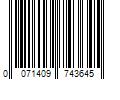 Barcode Image for UPC code 0071409743645