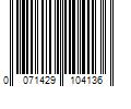 Barcode Image for UPC code 0071429104136