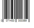 Barcode Image for UPC code 0071430000359