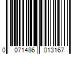 Barcode Image for UPC code 0071486013167