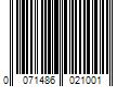 Barcode Image for UPC code 0071486021001