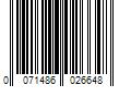 Barcode Image for UPC code 0071486026648