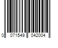 Barcode Image for UPC code 0071549042004