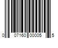 Barcode Image for UPC code 007160000055