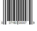 Barcode Image for UPC code 007160000079