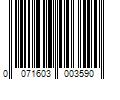 Barcode Image for UPC code 0071603003590. Product Name: Trim 1-25DR Nail Clippers Display Chrome - pack of 72